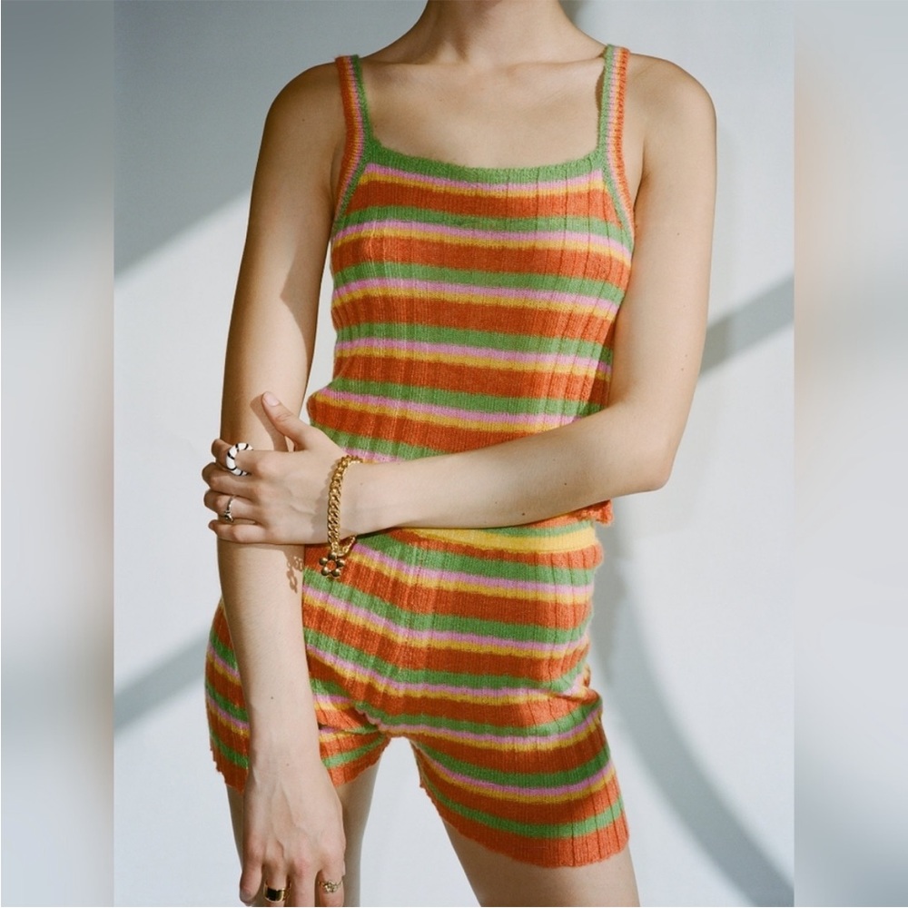 Lisa Says Gah Lucinda Knit Set in Sherbet Stripe 🌈